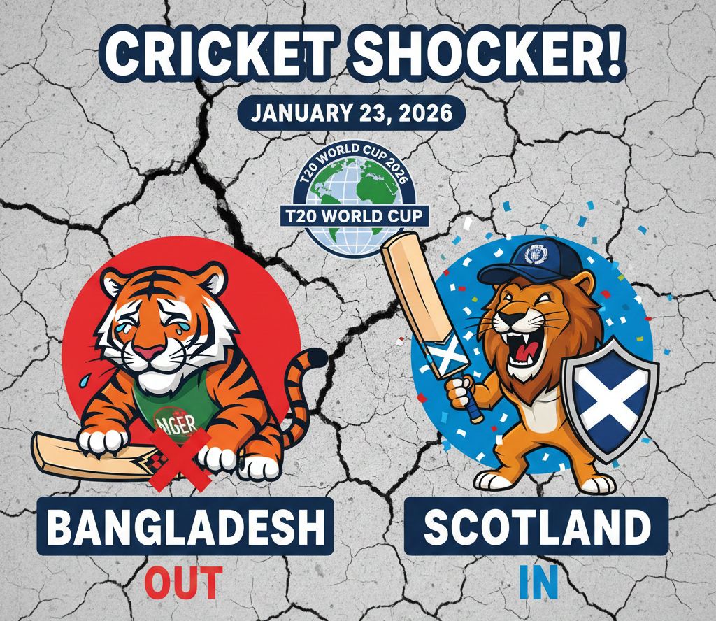 क्रिकेट t 20 वर्ल्ड कप से बांग्लादेश बाहर स्कॉटलैंड अंदर