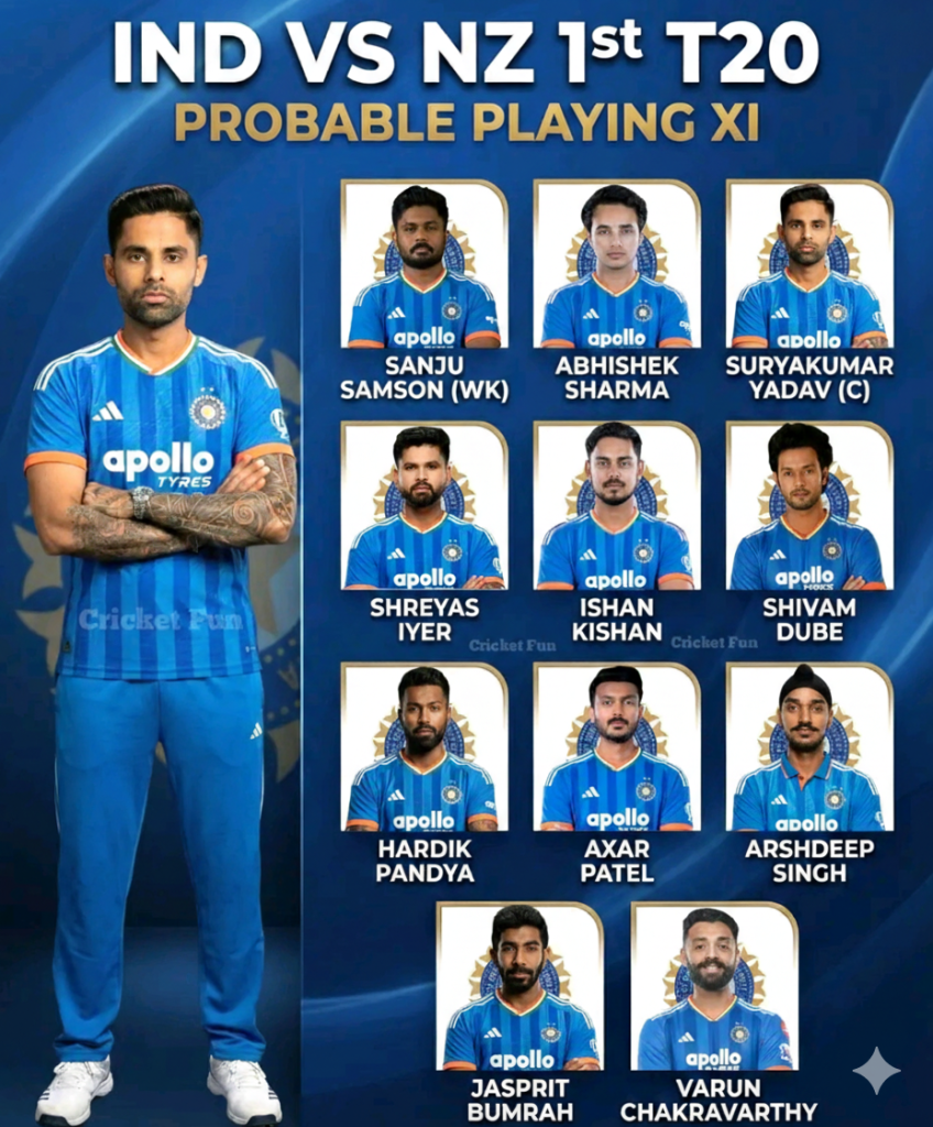 Ind vs NZ 1st t20 match